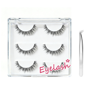 Nouveauté, vente en gros d'extensions de cils, kit de cils en grappes avec boîtes à cils, grappes de cils 3D moelleuses, 8-14 mm - Product Image 1