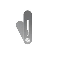 Support de téléphone portable magnétique portable ultra-fin à clip latéral universel pour ordinateur portable, bureau, support personnalisé avec logo sur mesure