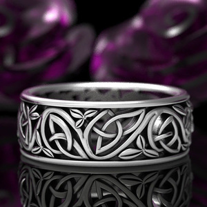 Anello Vichingo Lupo da Uomo, Stile Punk con Motivo Celtico Nordico, Accessorio da Dito Audace e alla Moda, Regalo - Product Image 3