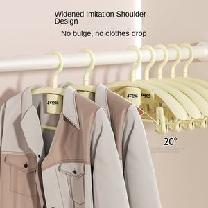 Cintres multifonctionnels de luxe modernes et durables pour vêtements, manteaux, chemises, robes, cintres en plastique antidérapants - Product Image 4