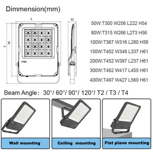 Solución DOB de Banqcn, Lámpara de Proyección Exterior de 100 Vatios con Mayor Vida Útil, Resistente al Agua IP66, para Campos de <span class=keywords><strong>Cricket</strong></span> - Product Image 6