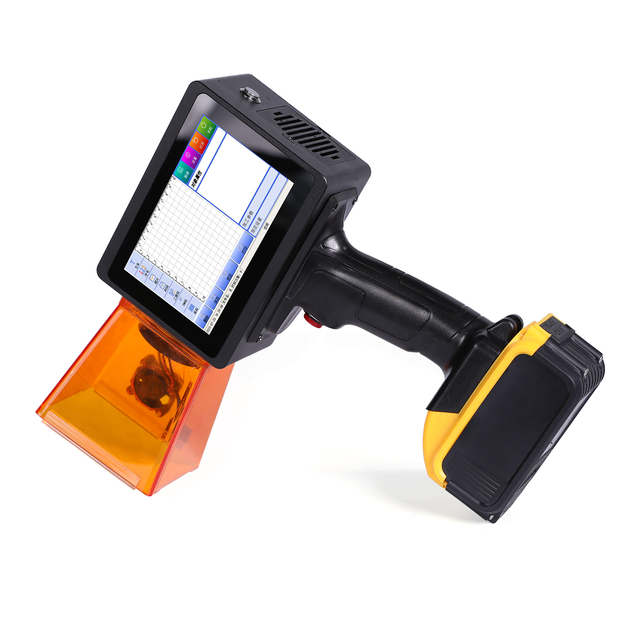 Yaomatec 10W Portable Fiber Laser Marking Machine Handheld Engraver for Metal Stainless Steel Aluminum Logo Marking