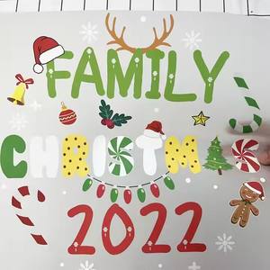 Vinilos Termoadhesivos DTF al por Mayor, Vinilos de Transferencia de Calor para Serigrafía, Pegatinas de Calavera de Navidad, Transferencias DTF - Product Image 2