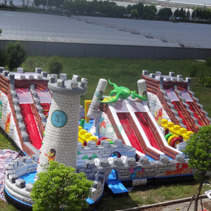 AOYU Aire de jeux intérieure commerciale Château gonflable gonflable pour enfants Jeux d'aventure doux Équipement d'amusement avec filet de sécurité - Product Image 1