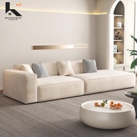 Beliebtes Neues Trendprodukt Modernes Rechteckiges Gepolstertes Vakuumkomprimiertes Sofa Hochdichter Schwamm Modulares Sektionaldesign für Wohnzimmer