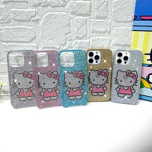 Karikatür Holle kesim iPhone 16 için Pro telefon kılıfı 15max lüks Bling Rhinestones 14 artı darbeye 13 anti-sonbahar 12 koruyucu kapak - Product Image 2