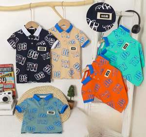 사용자 정의 소년 폴로 티셔츠 셔츠 모델 CAF065 세 2-6 년 짧은 소매 여름 캐주얼 스타일 승화 2.08 달러 - Product Image 2