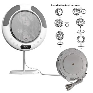 Reproductor de CD inalámbrico BT portátil montado en la pared Reproductor de Álbum de Música de audio recargable, incluye control remoto, CON ALTAVOCES - Product Image 3