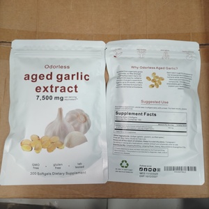 Extrait d'ail en gros d'usine, ail sans odeur, 300 gélules molles, OEM ODM, supplément d'extrait d'ail vieilli, protéines et vitamines - Product Image 5