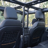 Jaula Antivuelco de Acero Cromado de Alta Resistencia para Ford Bronco 2021-2024 4x4, Refuerzo de Chasis Todoterreno, Acabado Mate con Recubrimiento en Polvo