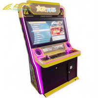 Machine d'arcade de combat ACS personnalisée, borne verticale à monnayeur avec commandes par joystick et boutons, mode tournoi e-sport en direct