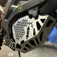 Protector de Motor de Acero Inoxidable de Alta Resistencia SRJ para Surron Light Bee X LBX, Accesorios para Motocicleta Eléctrica Todoterreno