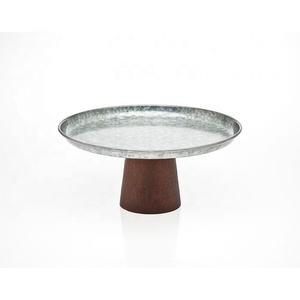 Best Quality Galvanized Single <b>Tier</b> Dessert <b>Stand</b> / <b>Cake</b> Platter Kitchen Accessories Tools <b>Cake</b> <b>Stand</b> Decorating Supplies - Product Image 2