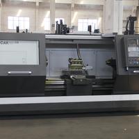 Torno CNC de Cama Plana Horizontal con Optimización Inteligente de Parámetros de Proceso, Control GSK, Rieles Cerámicos de Ultra Larga Duración