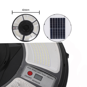 IP65 Waterproof UFO 370 SMD5730 LED Solar Street Light 500W Outdoor Garden DC Battery Operated Motion Sensor - Product Image 3