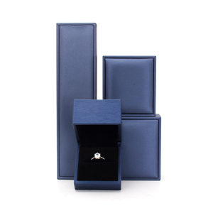 Caja de Embalaje de Joyería de Cuero con Logotipo Personalizado al por Mayor, Caja de Regalo para Anillos, Aretes, Collares, Pulseras y Joyería Hecha a Mano - Product Image 6