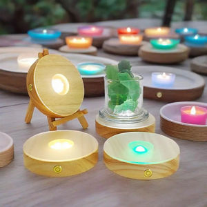 El Momento en que las Luces se Encendieron, Mi <span class=keywords><strong>Mundo</strong></span> Entero se Iluminó, la Base Difusora LED Circular es un Toque Romántico Solo para Ti - Product Image 6