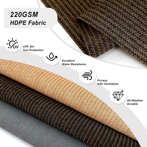 Tenda a Rullo da Esterno, Tende Avvolgibili Senza Fili per Patio, Tende a Rullo in Tessuto Senza Cavo per Portico, Gazebo, Pergola, Balcone - Product Image 5