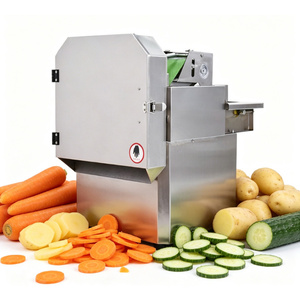 Cortadora de Alimentos Comercial, Máquina Automática para Cortar y Rebanar Vegetales para Cocina Centralizada - Product Image 4