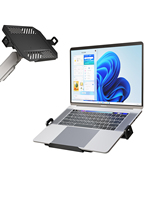 Support de montage pour ordinateur portable pour bras de moniteur, plaque de support ventilée noire, trous VESA, poignées, support pour ordinateur portable, jeu, 32 pouces, neuf, 40 kg