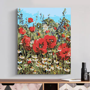 Kit de pintura por números <span class=keywords><strong>al</strong></span> por mayor flores amapola imagen por números pintura acrílica <span class=keywords><strong>al</strong></span> óleo por números - Product Image 2