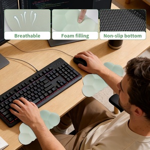 Tappetino per Mouse PORON Personalizzato Antiscivolo a Forma di L con Protezioni Angolari, Cuscinetti per Bordi Tastiera e Poggiapolsi per Gaming e Ufficio - Product Image 3