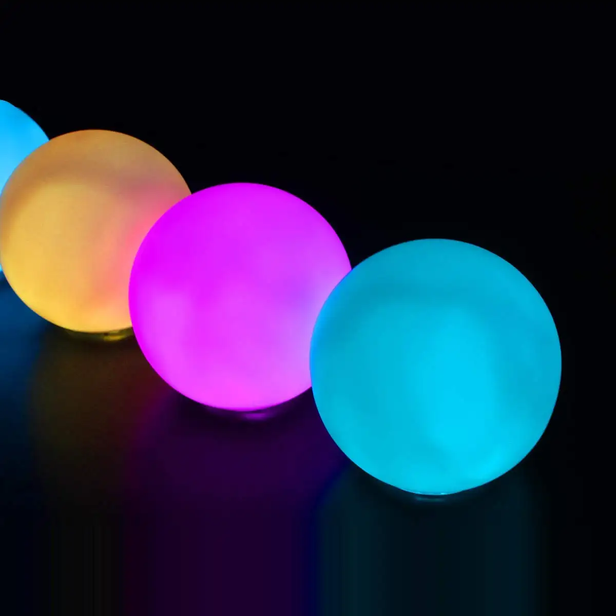 Bola de luz LED inalámbrica para jardín, Bola de iluminación RGB a prueba de agua para Bar, discoteca, patio, luces decorativas