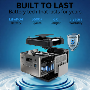 Solar Power Supply Fast Charging Solar Generator 2400W 2500W Powerstation EU <b>Portable</b> Power Station - Product Image 3