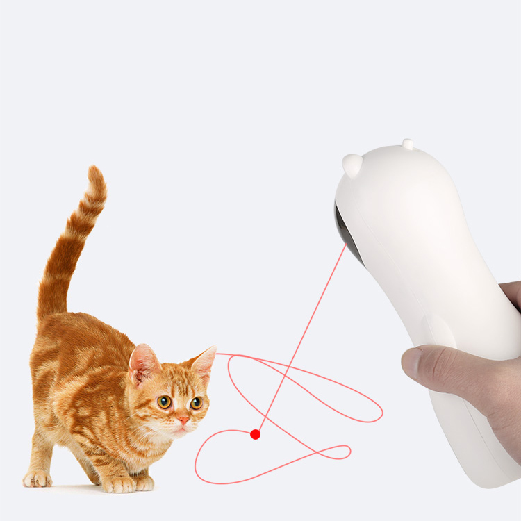 Electronic Cat Toy Interactive Light Rechargeable Cat Playing Robotic Pet Toy Cat Laser Toy