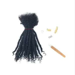 [KAMA dreads]Permanent human hair dread locs extensions dreadlocks naturel paquet