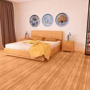 Carreaux De sol en porcelaine De Texture bois 600x600 pour salon, carreaux en céramique semblable au bois - Product Image 3