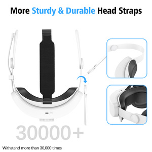 Correa de Cabeza Ergonómica de Gran Capacidad y Larga Duración para VR, Accesorio para Juegos con Batería de 10000mAh, Cableada, para <span class=keywords><strong>Meta</strong></span> <span class=keywords><strong>Quest</strong></span> 2/3/3s - Product Image 5