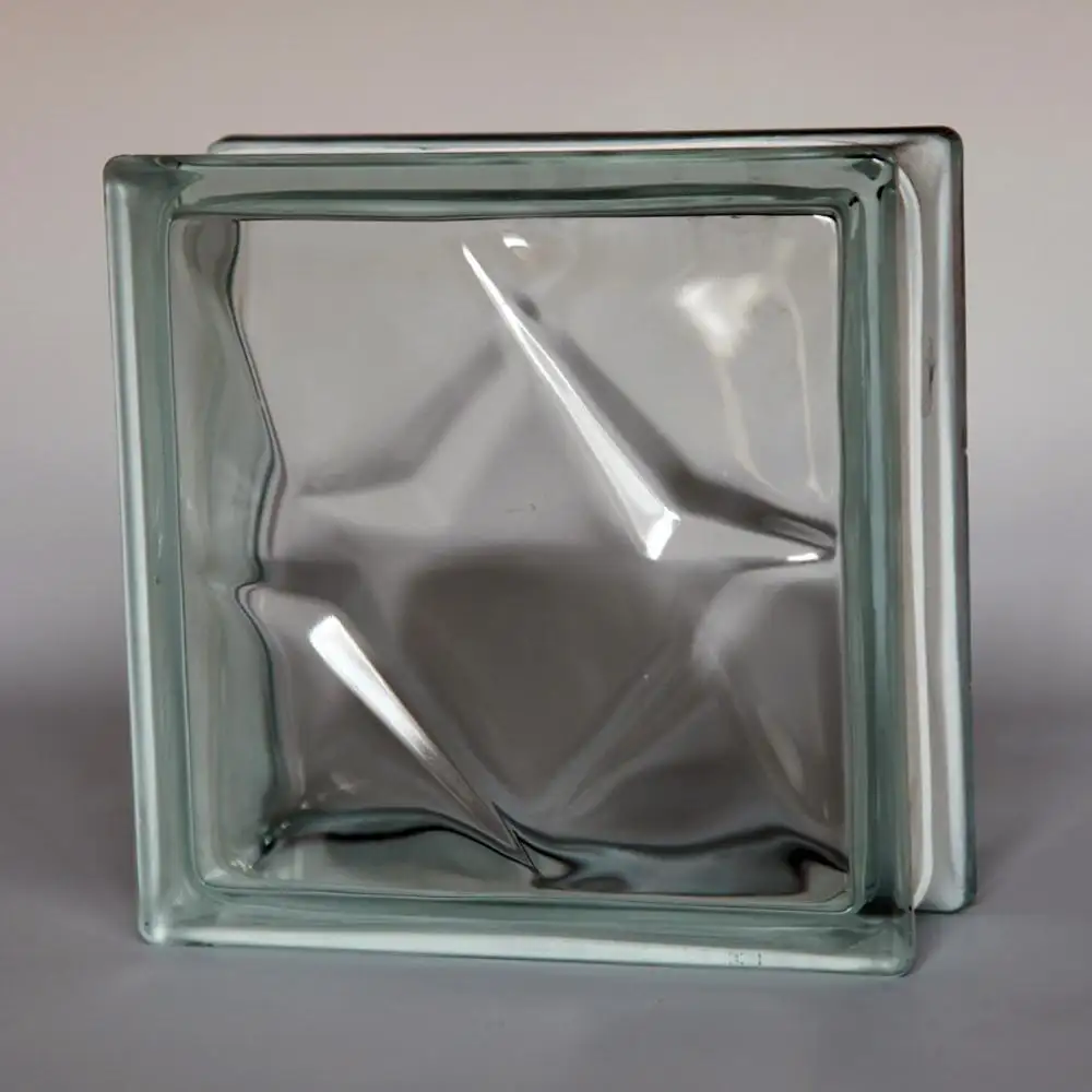 190 мм x 190 мм x 80 мм прозрачный стеклянный блок, стеклянные кирпичи от производителя