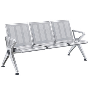 Sillas de espera Yijiahao de acero inoxidable y aleación de aluminio con reposabrazos para aeropuerto, estación, parque, escuela - Product Image 1