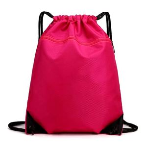Sac à cordon en polyester/nylon avec logo personnalisé pour événement promotionnel - Product Image 5