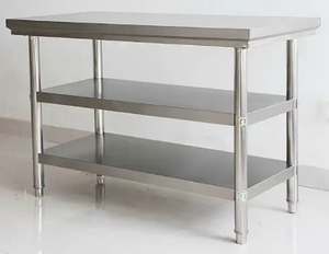 VICTORY 3-Floor Stainless Steel <b>Worktable</b> Made in China Catering Equipment for Hotels & Restaurants - Product Image 5