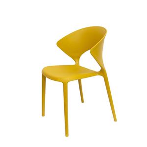 Modern <strong>Cheap</strong> Stackable <strong>Comfy</strong> Yellow pp Plastic <strong>Chair</strong> - Product Image 1
