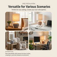 Lampe de table en céramique moderne avec abat-jour en tissu, style nordique, lampe de chevet, lumière nocturne, 220V E27 LED, télécommande tactile, décoration intérieure, chambre à coucher, hôtel
