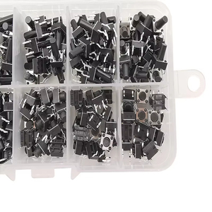 100/200 pièces 6*6 Bouton poussoir tactile Tact 4.3mm-13mm DIP 4 broches <span class=keywords><strong>Micro</strong></span>-interrupteur <span class=keywords><strong>6x6</strong></span> touches Tact ON/OFF 10 modèles - Product Image 2