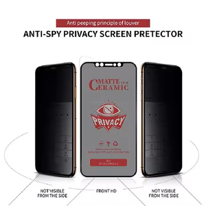 <span class=keywords><strong>Pellicola</strong></span> in Ceramica Anti-Spia per <span class=keywords><strong>iPhone</strong></span> 11 16, Protezione Schermo Morbida per <span class=keywords><strong>iPhone</strong></span> <span class=keywords><strong>12</strong></span> 13 14 18 <span class=keywords><strong>Pro</strong></span> Max, <span class=keywords><strong>Pellicola</strong></span> Opaca in Ceramica per Privacy - Product Image 5