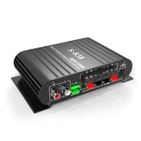 Nuevo 2,1 canales hogar coche pequeño multifuncional neutral 12V audio subwoofer amplificador de potencia S838
