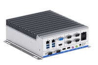 PC Box Industri Modular Tanpa Kipas, Intel Generasi ke-6-11 Core, 6 COM 2 LAN, Ekspansi Dual Mini PCIe