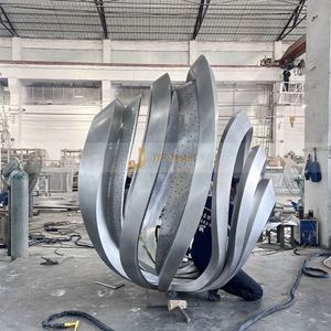 Escultura Art Deco de Acero Inoxidable Duradero ANW2153 Diseñada para un Impacto Visual Duradero para Celebraciones de Aniversario - Product Image 4