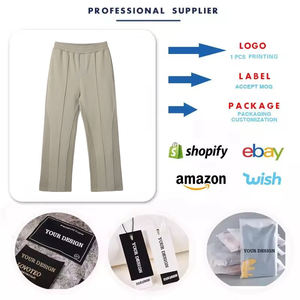 Pantalones Deportivos de Alta Calidad Personalizados OEM con Forro Polar para Hombre, Pantalones de Chándal de Hip Hop para Otoño e Invierno, Pantalones Deportivos Vintage con Puños, Venta al Por Mayor - Product Image 6