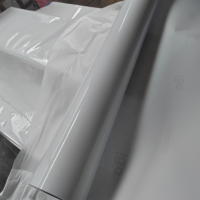 Rouleau de vinyle auto-adhésif en PVC de haute qualité 100 microns 140g matériaux imprimables pour l'impression éco-solvant
