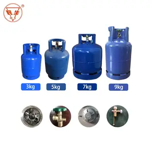 Cilindro de gás lpg 5kg preço, tanques de gás lpg eficientes e duráveis da exportação