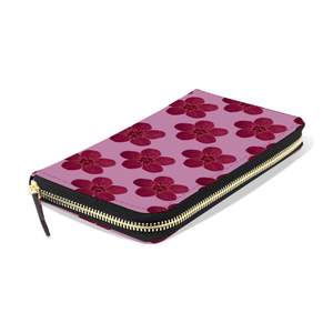 Portafogli Hawaiani, Portamonete, Porta Documenti, Design con Fiore Hau <span class=keywords><strong>Rosa</strong></span>, RFID, in Pelle, Stampa Personalizzata, <span class=keywords><strong>Portafoglio</strong></span> Lungo da <span class=keywords><strong>Donna</strong></span>, <span class=keywords><strong>Portafoglio</strong></span> con Cerniera - Product Image 3