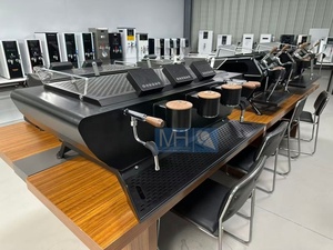 Professional Dual Boiler Commercial Barista Semi-automatic Espresso Three Head Coffee Machine <b>With</b> Display Screen - Product Image 3