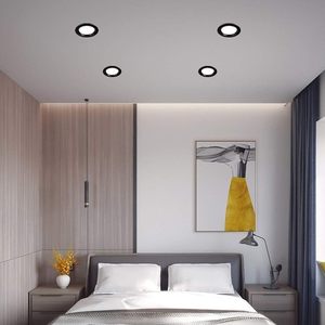 5W/9W Modern Square Aluminum LED Recessed <b>Downlight</b> Golden/Silver Case 3000K/6500K Color Temperature IP20 Rated SMD2835 LED - Product Image 3