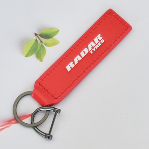 Porte-clés de voiture en sublimation en gros avec logo, porte-clés vierge, porte-clés de luxe en cuir véritable - Product Image 1